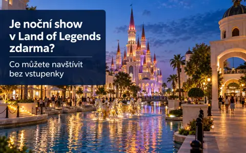 Je noční show v Land of Legends zdarma? Co můžete navštívit bez vstupenky
