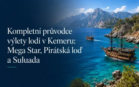 Průvodce lodními výlety v Kemeru: Mega Star, Pirátská loď & Suluada