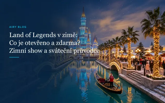 The Land of Legends v zimě: Nový rozvrh show, otevřené atrakce a průvodce (2026/27)