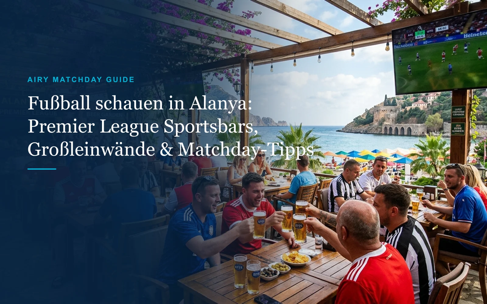 Fußball schauen in Alanya: Premier League & Bundesliga Sportsbars, Pubs & Tipps (2026)
