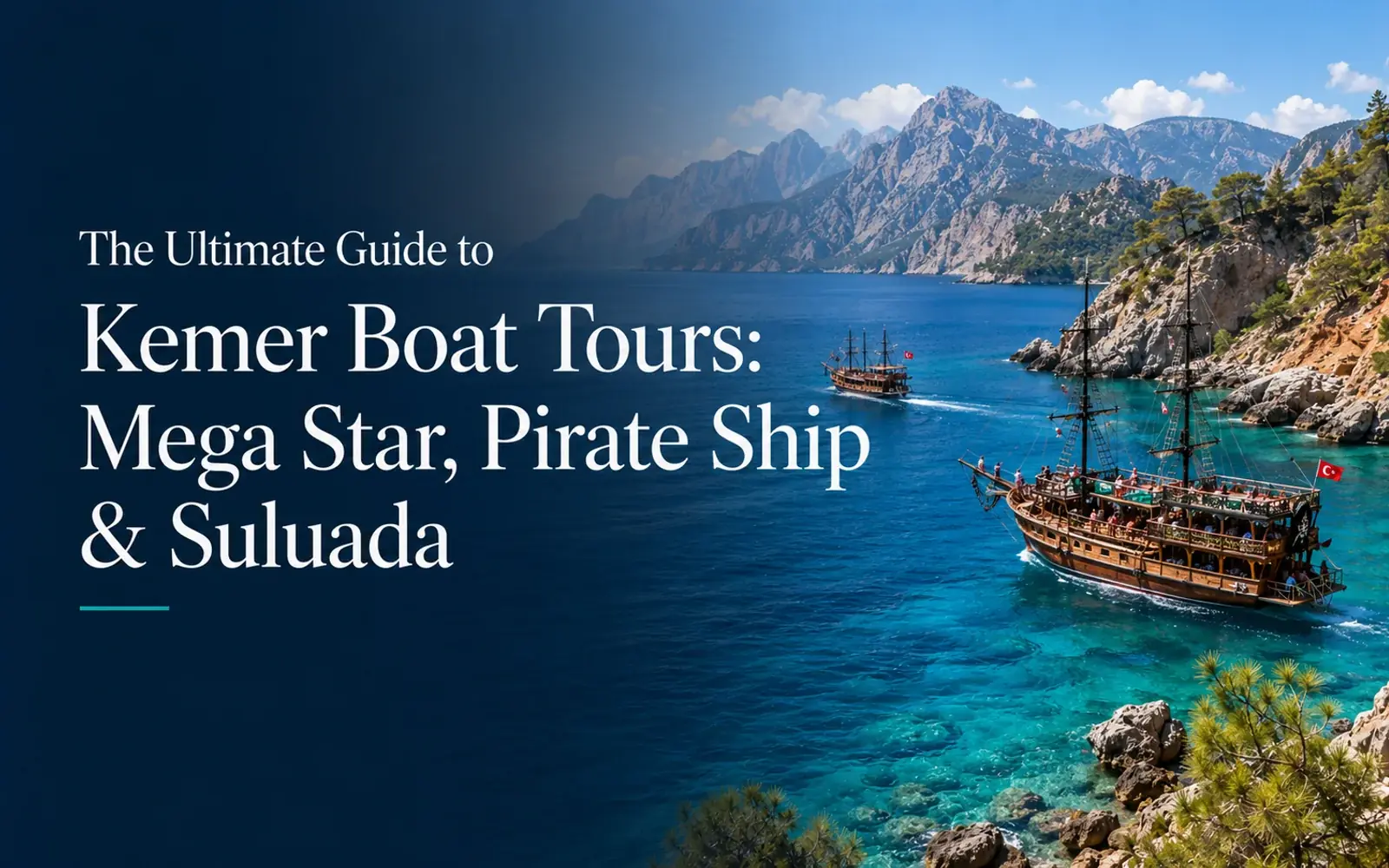 The Ultimate Guide to Kemer Boat Tours: Mega Star, Pirate Ship & Suluada