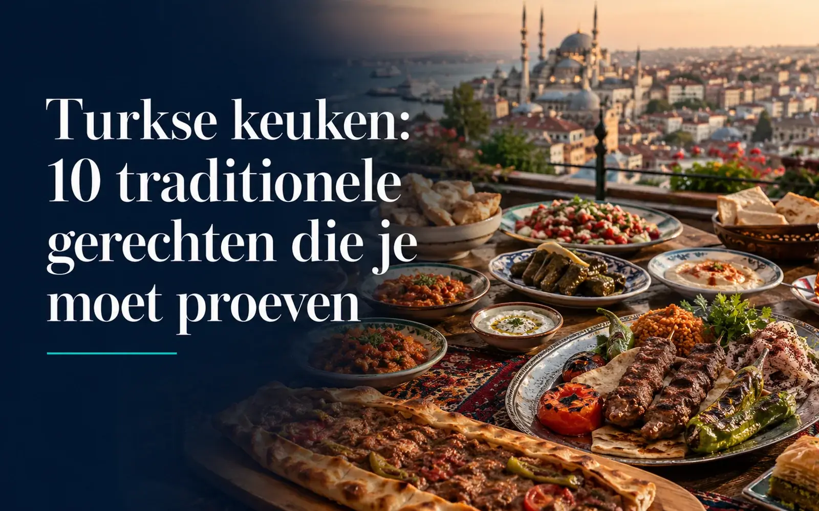 Turkse keuken: 10 authentieke gerechten voor uw vakantie