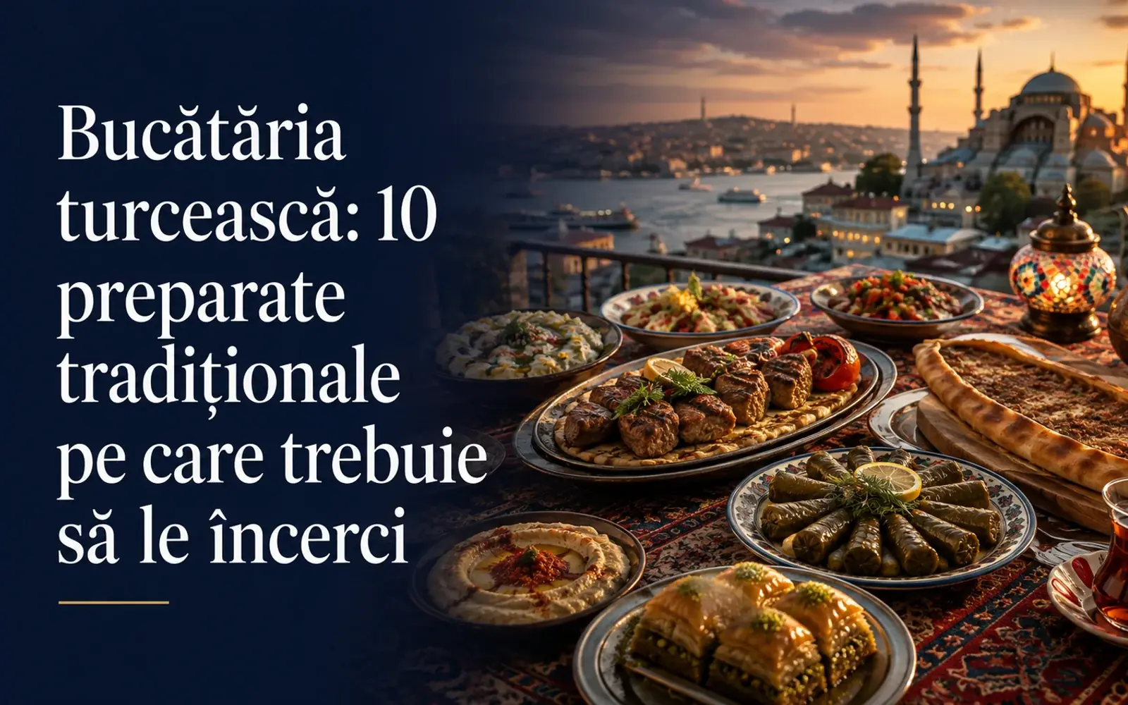 Bucătăria turcească: 10 preparate autentice pentru vacanța ta
