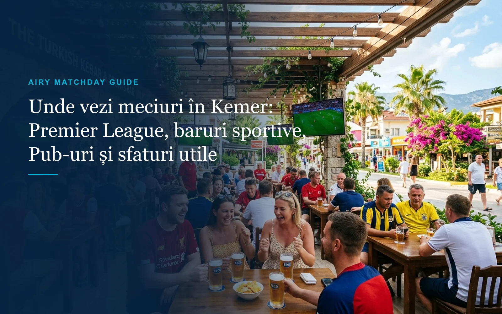 Unde vezi meciurile din Premier League în Kemer: Baruri sportive, ore de difuzare și sfaturi utile