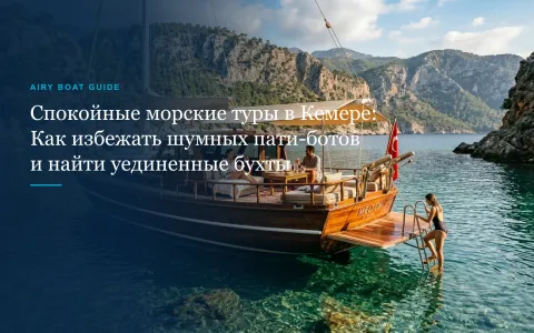 Спокойные морские прогулки в Кемере: как избежать шумных пати-ботов и найти тихие бухты (2026)
