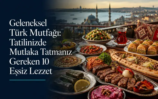 Geleneksel Türk Mutfağı: Tatilinizde Mutlaka Tatmanız Gereken 10 Eşsiz Lezzet