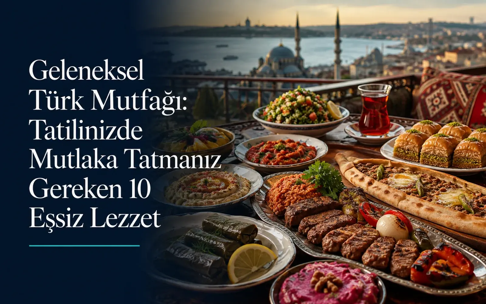 Geleneksel Türk Mutfağı: Tatilinizde Mutlaka Tatmanız Gereken 10 Eşsiz Lezzet