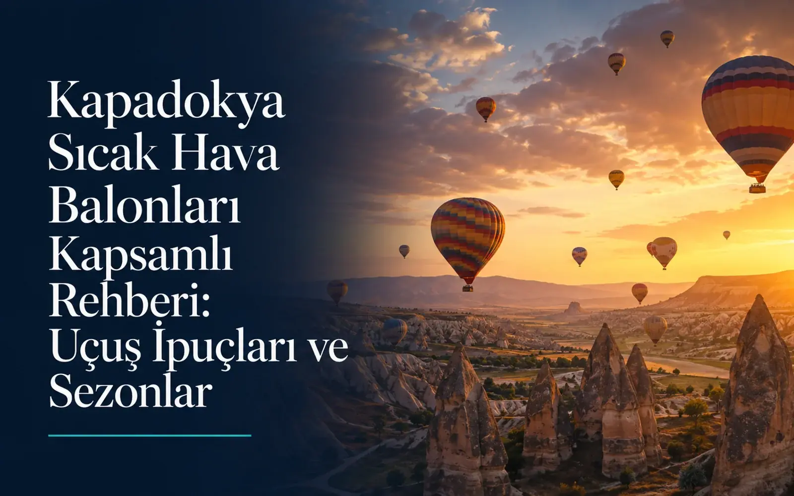 Kapadokya Sıcak Hava Balonları Kapsamlı Rehberi: Uçuş İpuçları ve Sezonlar