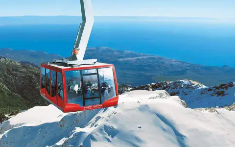 Lanovka na horu Tahtalı (Olympos Teleferik)
