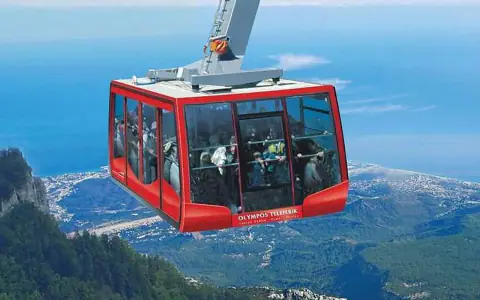 Lanovka na horu Tahtalı (Olympos Teleferik)
